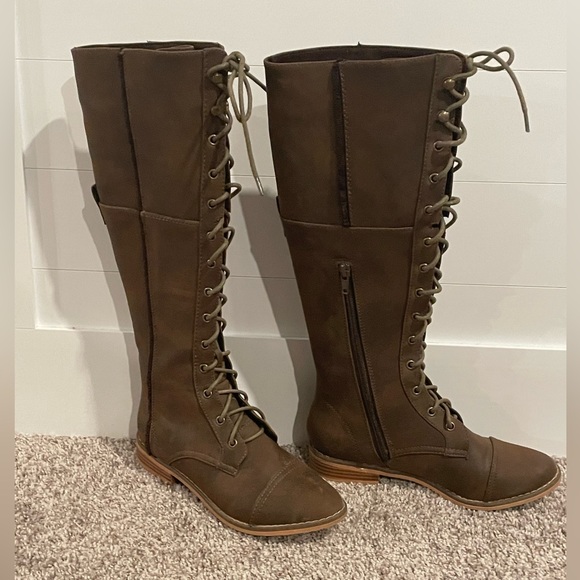Rocket Dog Shoes Knee High Lace Up Boots Poshmark